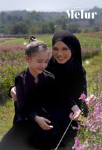 Load image into Gallery viewer, Kurung Melur in Black (Kids)
