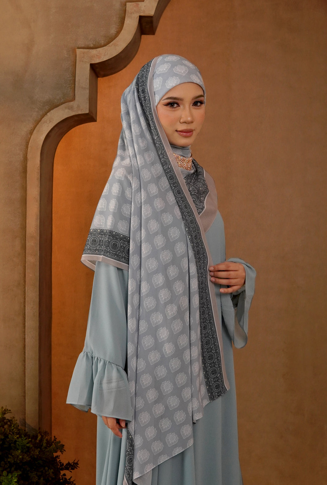 Rehana in Baby Blue