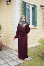 Load image into Gallery viewer, Nessa Tie - Dress in Maroon
