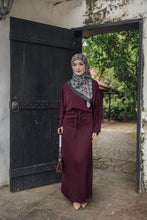 Load image into Gallery viewer, Nessa Tie - Dress in Maroon
