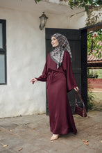 Load image into Gallery viewer, Nessa Tie - Dress in Maroon
