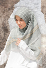 Load image into Gallery viewer, Qadira Square Shawl in Green
