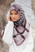 Load image into Gallery viewer, Qadira Square Shawl in Maroon
