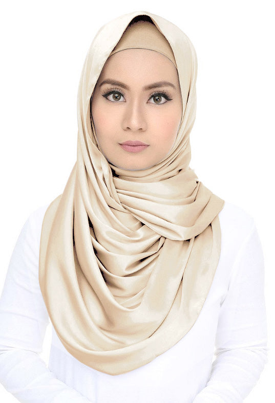 Lush (snood) Satin -Milktea